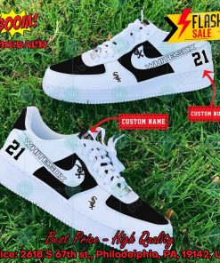 Personalized Chicago White Sox Nike Air Force Sneakers