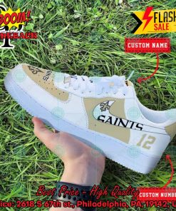 Personalized New Orleans Saints Nike Air Force Sneakers