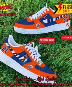 Personalized New York Mets Nike Air Force Sneakers
