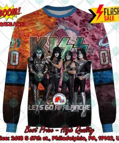 personalized nhl colorado avalanche x kiss rock band lets go avalanche 3d hoodie t shirt 3 5EoQq