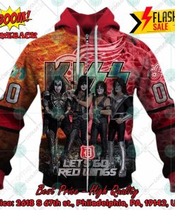 personalized nhl detroit red wings x kiss rock band lets go red wings 3d hoodie t shirt 4 ThfSE