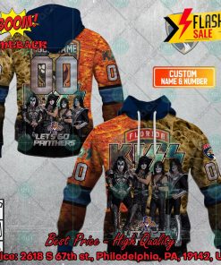 Personalized NHL Florida Panthers x Kiss Rock Band Let’s Go Panthers 3D Hoodie T-shirt