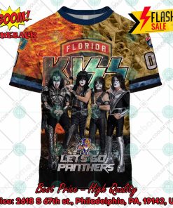 personalized nhl florida panthers x kiss rock band lets go panthers 3d hoodie t shirt 2 vt73O