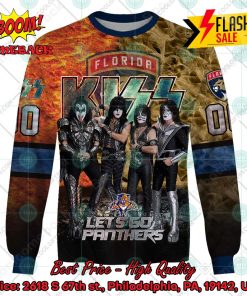 personalized nhl florida panthers x kiss rock band lets go panthers 3d hoodie t shirt 3 O8jaR