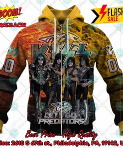 personalized nhl nashville predators x kiss rock band lets go predators 3d hoodie t shirt 4 8SsWa
