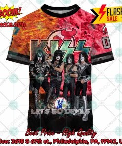personalized nhl new jersey devils x kiss rock band lets go devils 3d hoodie t shirt 2 w10ce