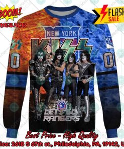 personalized nhl new york rangers x kiss rock band lets go rangers 3d hoodie t shirt 3 3u69o