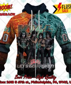personalized nhl seattle kraken x kiss rock band lets go kraken 3d hoodie t shirt 4 2xdaR