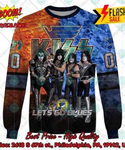 personalized nhl st louis blues x kiss rock band lets go blues 3d hoodie t shirt 3 ANhSK