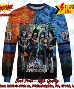 personalized nhl vancouver canucks x kiss rock band lets go canucks 3d hoodie t shirt 3 XwRy5