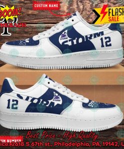 Personalized NRL Melbourne Storm Nike Air Force Sneakers