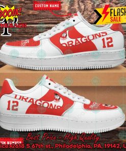 Personalized NRL St. George Illawarra Dragons Nike Air Force Sneakers