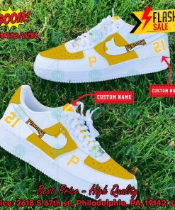Personalized Pittsburgh Pirates Nike Air Force Sneakers