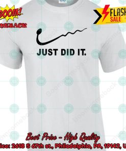 Pornhub Sperm Nike Just Did It T-shirt