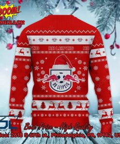rb leipzig logo santa hat ugly christmas sweater 3 SJKHA