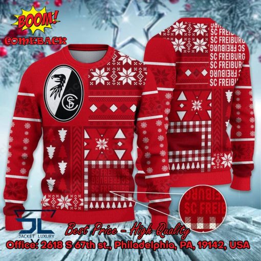 SC Freiburg Big Logo Style 2 Ugly Christmas Sweater