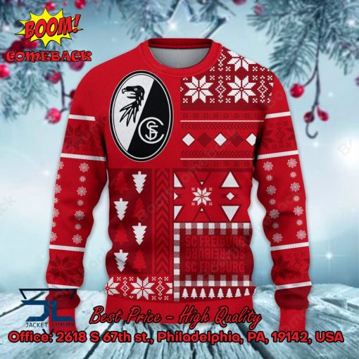 SC Freiburg Big Logo Style 2 Ugly Christmas Sweater