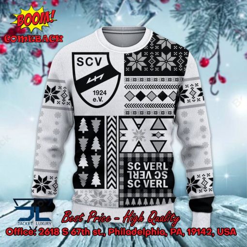 SC Verl Big Logo Ugly Christmas Sweater