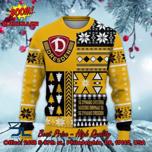 SG Dynamo Dresden Big Logo Ugly Christmas Sweater