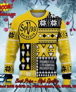 spvgg bayreuth 1921 e v big logo ugly christmas sweater 2 KHmc9
