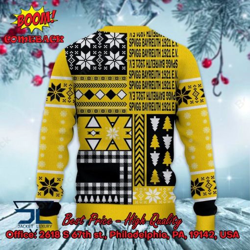 SpVgg Bayreuth 1921 e.V Big Logo Ugly Christmas Sweater