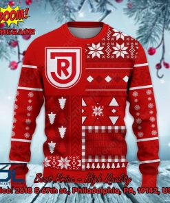 ssv jahn regensburg big logo ugly christmas sweater 2 XnqXX