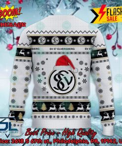 sv 07 elversberg logo santa hat ugly christmas sweater 3 cbaDR
