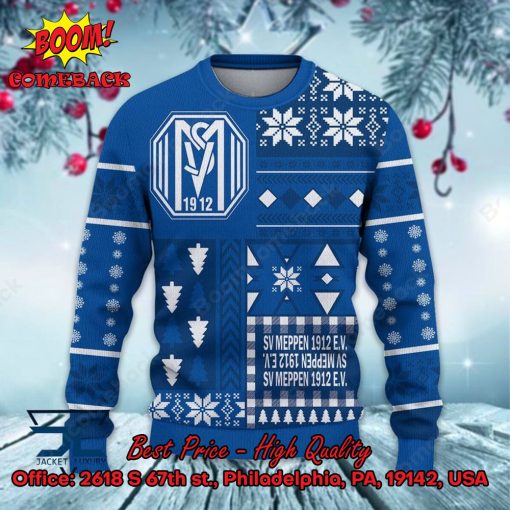 SV Meppen Big Logo Ugly Christmas Sweater