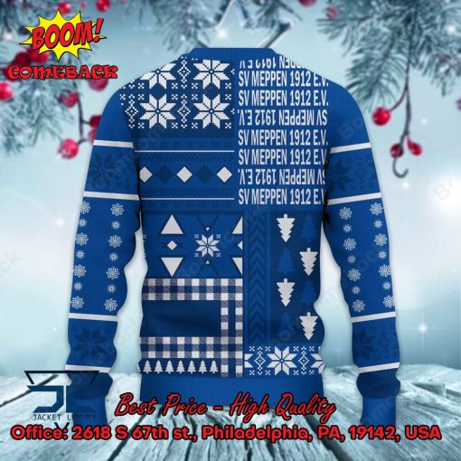SV Meppen Big Logo Ugly Christmas Sweater