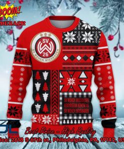 SV Wehen Wiesbaden Big Logo Ugly Christmas Sweater