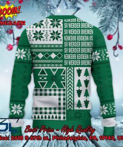 sv werder bremen big logo ugly christmas sweater 3 pOPeQ