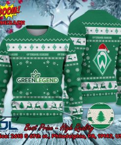 SV Werder Bremen Logo Santa Hat Ugly Christmas Sweater