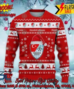 turkgucu munchen logo santa hat ugly christmas sweater 2 2hOFz