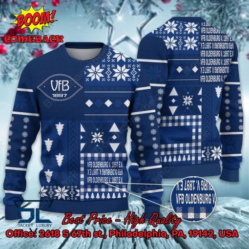 VfB Oldenburg v. 1897 e.V Big Logo Ugly Christmas Sweater