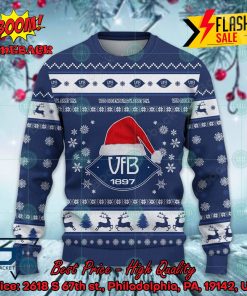 vfb oldenburg v 1897 e v logo santa hat ugly christmas sweater 2 B17dM