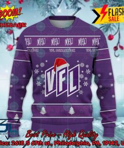 VfL Osnabruck Logo Santa Hat Ugly Christmas Sweater