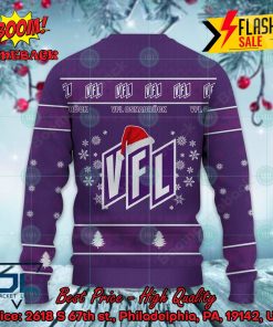 vfl osnabruck logo santa hat ugly christmas sweater 3 a8cHd