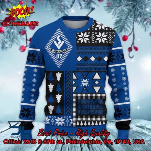 Waldhof Mannheim Big Logo Ugly Christmas Sweater