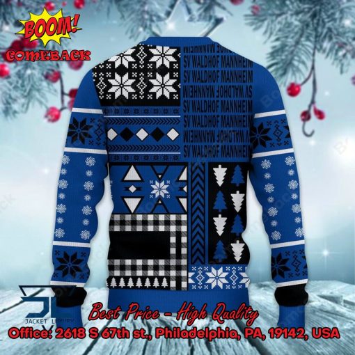 Waldhof Mannheim Big Logo Ugly Christmas Sweater