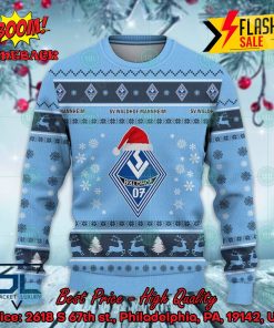 Waldhof Mannheim Logo Santa Hat Ugly Christmas Sweater
