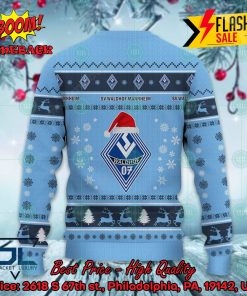 waldhof mannheim logo santa hat ugly christmas sweater 3 nPOQX