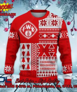 wurzburger kickers big logo ugly christmas sweater 2 0IQTV