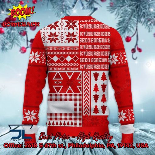 Wurzburger Kickers Big Logo Ugly Christmas Sweater