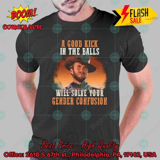 A Good Kick In The Balls Will Solve Your Gender Confusion T-shirt