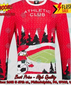 Athletic Bilbao Snowman Stadium Christmas Jumper
