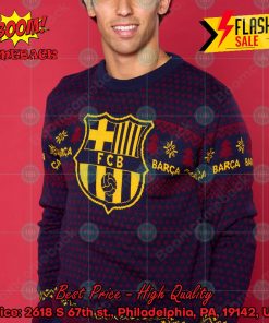 Barcelona Joao Felix Wearing Christmas Jumper