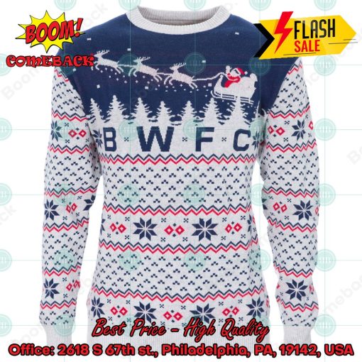 Bolton Wanderers FC Santa Sleigh Christmas Jumper