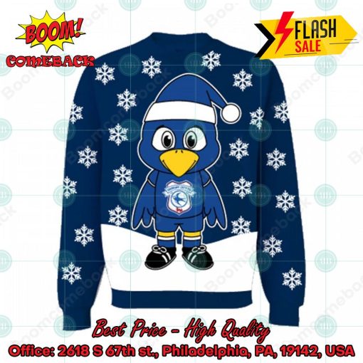 Cardiff City FC Mascot Christmas Jumper