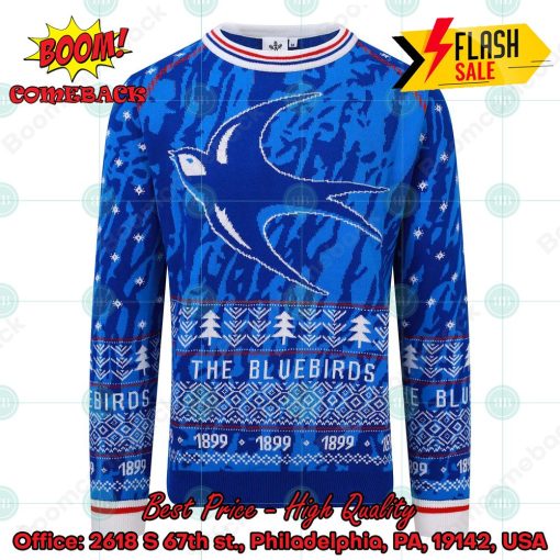 Cardiff City FC The Bluebirds Christmas Jumper