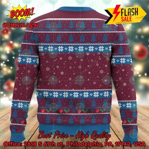 Colorado Avalanche Sneaky Grinch Ugly Christmas Sweater